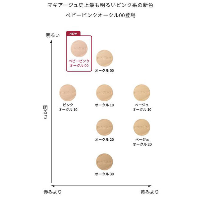 マキアージュファンデーション　オークル10