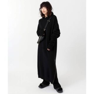 ドゥーズィエムクラス(DEUXIEME CLASSE)のDeuxieme Classe☆新品 Sweat Dress ブラック(ロングワンピース/マキシワンピース)