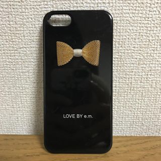 イーエムフルール(e.m. Fleur)のLOVE BY e.m. iPhoneケース 5/5S SE対応 スマホ(iPhoneケース)