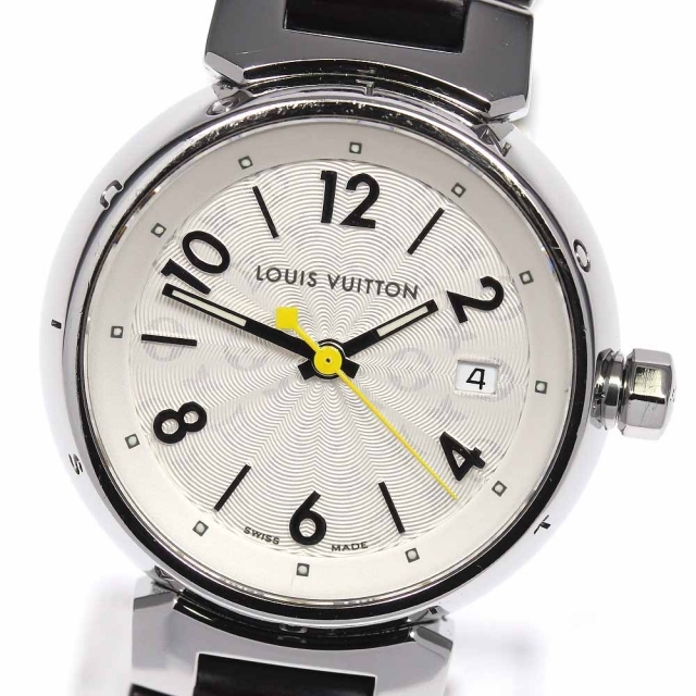 最新エルメス LOUIS 【中古】 レディース Q121K タンブール ルイ
