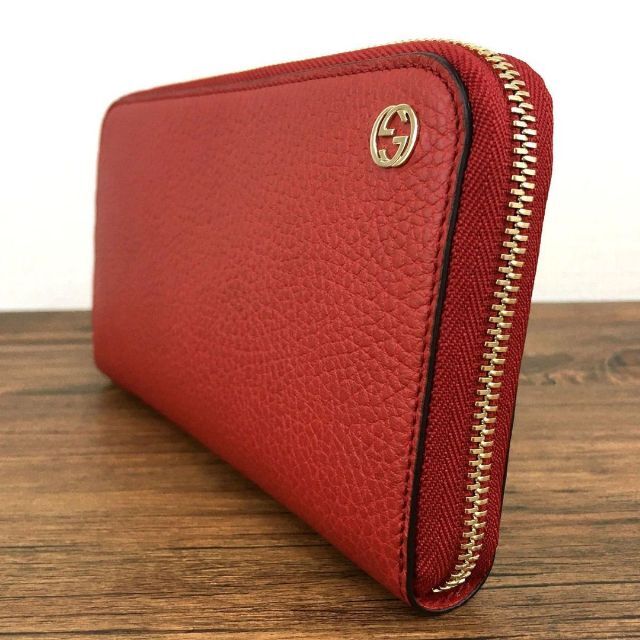Gucci - 未使用品 GUCCI 長財布 インターロッキング 赤 345の通販 by Gucci - 未使用品 GUCCI 長財布 インターロッキング 赤 345の通販 by