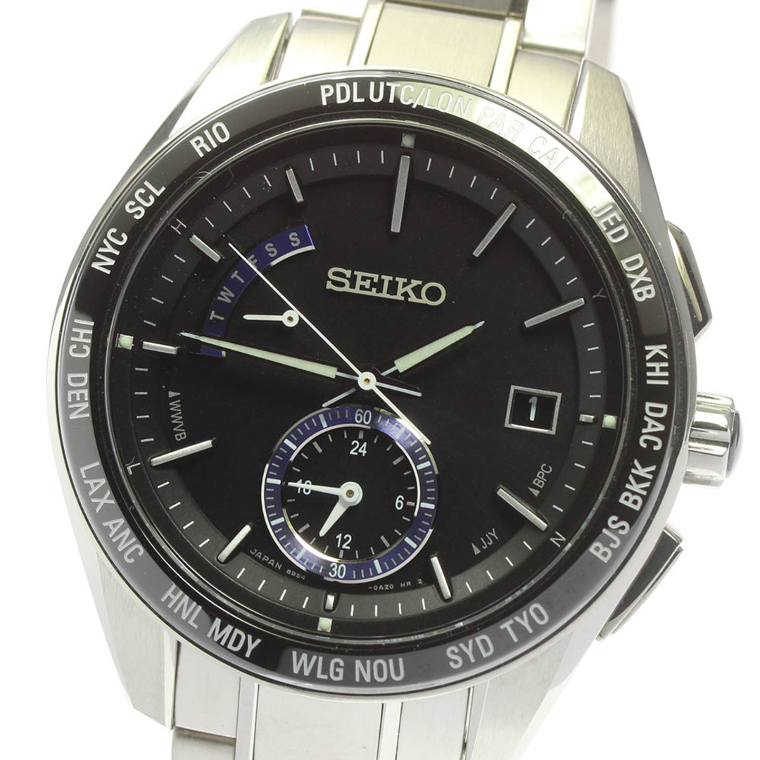 ☆良品【SEIKO】セイコー ブライツ ワールドタイム SAGA179/8B54-0BF0 ...