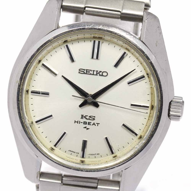 最新作の SEIKO - セイコー キングセイコー  45-7000 手巻き メンズ 【中古】 腕時計(アナログ)