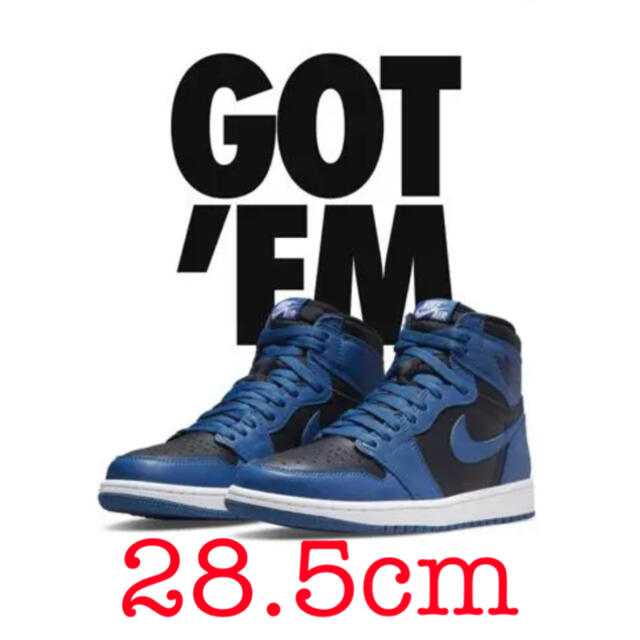 NIKE AIR JORDAN1 DARK MARINA BLUE 28.5cm