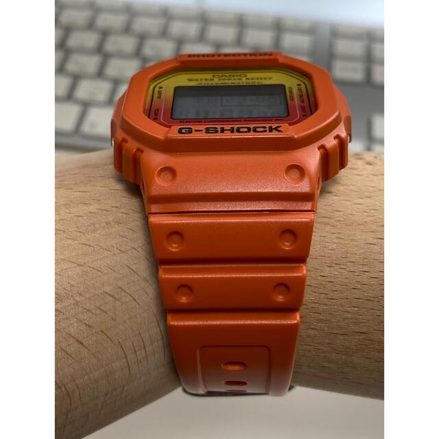 G-SHOCK/スピード/DW-5600/時計/オレンジ/グラデーション/美品