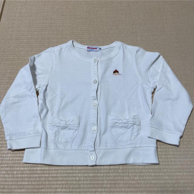 mikihouse(ミキハウス)のミキハウス カーディガン 100cm キッズ/ベビー/マタニティのキッズ服女の子用(90cm~)(カーディガン)の商品写真