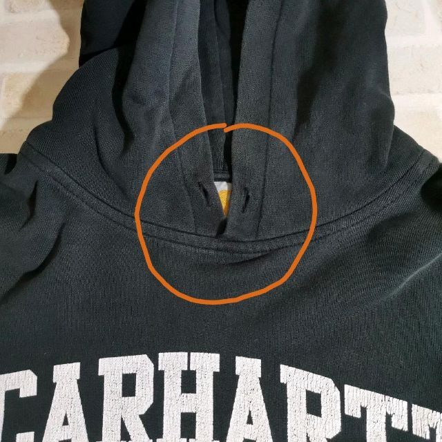 carhartt(カーハート)のカーハート プルオーバー パーカー アーチ ロゴ 古着 ユニセックス メンズのトップス(パーカー)の商品写真