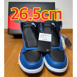 ナイキ(NIKE)のAIR JORDAN1 DARK MARINA BLUE(スニーカー)