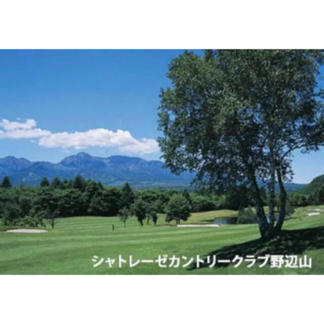 シャトレーゼ ゴルフ 無料券 2枚セット チケットの施設利用券(ゴルフ場)の商品写真