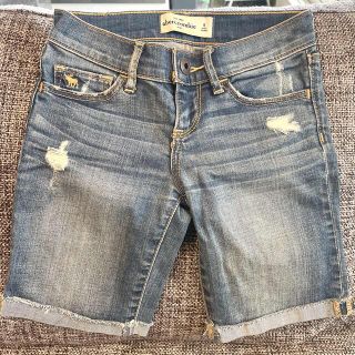 アバクロンビーアンドフィッチ(Abercrombie&Fitch)のアバクロ　ハーフデニム130センチ程度(パンツ/スパッツ)