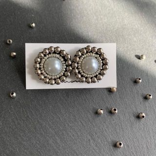 ほんのりブルーパールとシルバーピアス(ピアス)