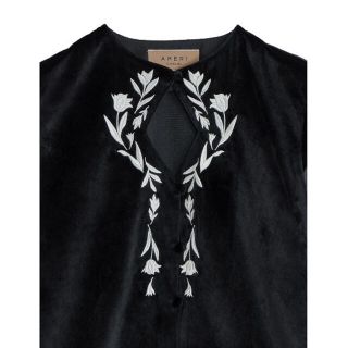 Ameri VINTAGE - UND VELOUR EMBROIDERY BLOUSEの通販 by ゆりあ's