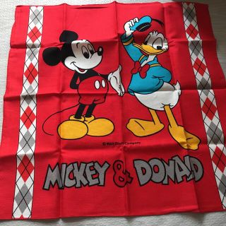 ディズニー(Disney)のレア　新品　ミッキー&ミニー　ハンカチ(ハンカチ)