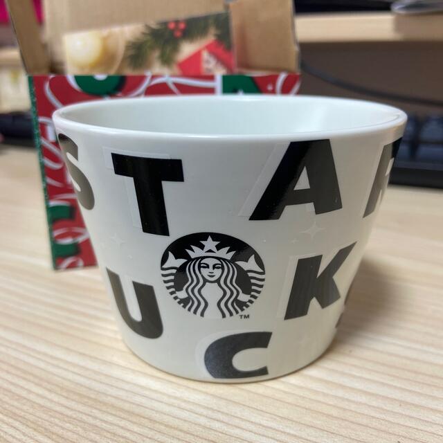 Starbucks Coffee(スターバックスコーヒー)のスターバックス☆Starbucks☆ミニカップ☆白 インテリア/住まい/日用品のキッチン/食器(グラス/カップ)の商品写真