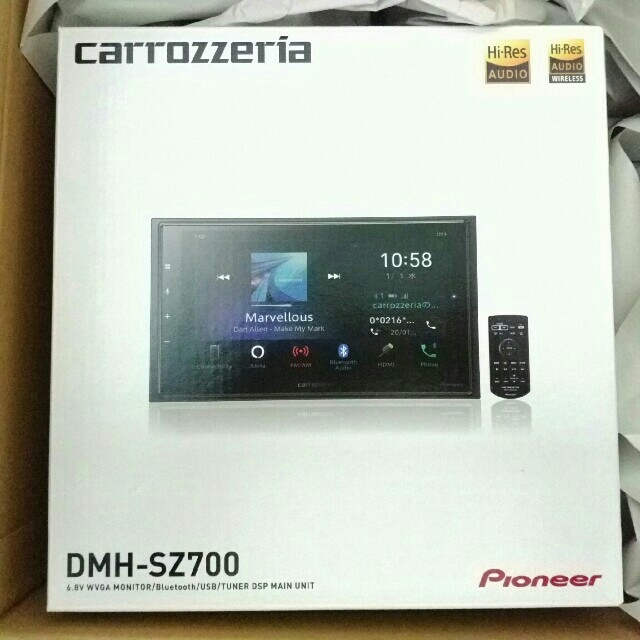 新品未開封 パイオニア カーオーディオ カロッツェリア DMH-SZ700