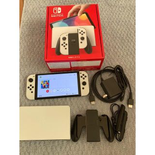 Nintendo Switch - NintendoSwitch有機ELモデルホワイト動作品の
