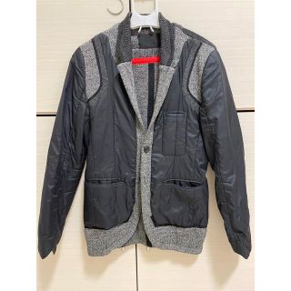 アンダーカバー  09AW  D1202 生地切替ニットレザージャケット レディース 1