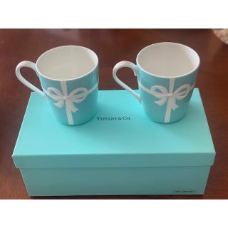 ティファニー(Tiffany & Co.)のティファニー　リボンペアマグカップ(食器)