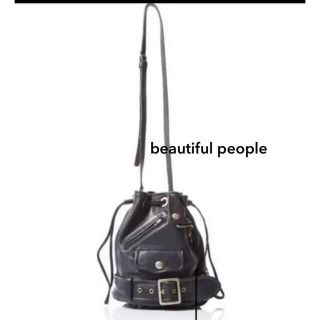 ビューティフルピープル(beautiful people)の【美品】beautiful peopleライダースバッグ(ショルダーバッグ)