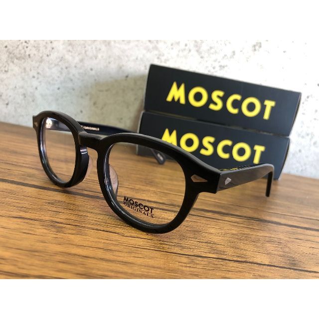 MOSCOT LEMTOSH / モスコット レムトッシュ 46 BLACK メンズのファッション小物(サングラス/メガネ)の商品写真