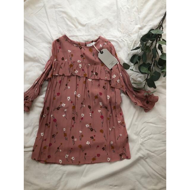 ZARA KIDS(ザラキッズ)の新品未使用❣️zara kids ♡ワンピース　 キッズ/ベビー/マタニティのキッズ服女の子用(90cm~)(ワンピース)の商品写真