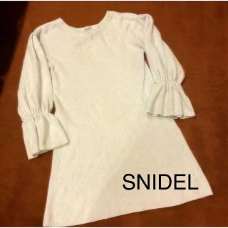 スナイデル(SNIDEL)の【SNIDEL】春色ワンピース　着痩せ(ひざ丈ワンピース)