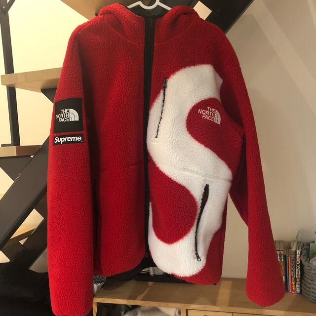 マウンテンパーカーSupreme ノースフェイス Sロゴ HoodedFleeceJacket