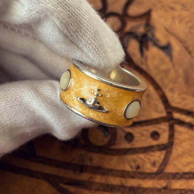 初期レア✨VivienneWestwood正規品キングリング白 アクセサリー リング