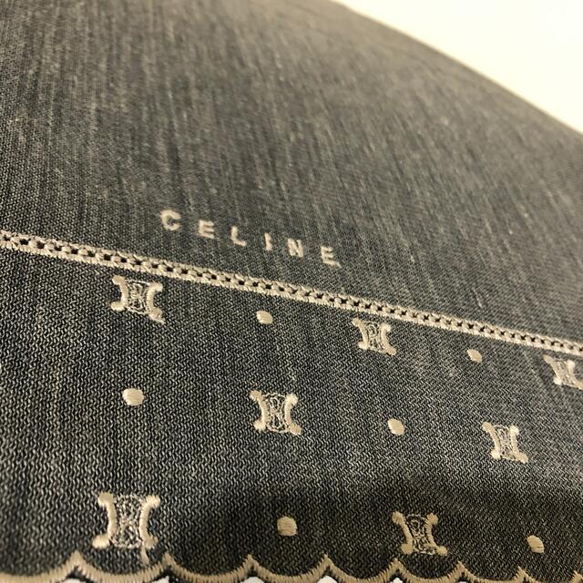 celine(セリーヌ)のCELINE セリーヌ 日傘 折り畳み日傘 マカダム柄 刺繍 レディースのファッション小物(傘)の商品写真