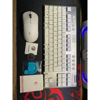 ロジクールg913TKL White&G PROX super light美品(PC周辺機器)