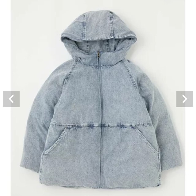 moussy(マウジー)のMOUSSY　DENIM PUFFER JACKET レディースのジャケット/アウター(ダウンコート)の商品写真