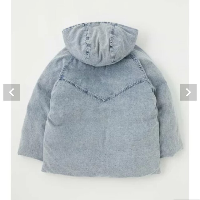 moussy(マウジー)のMOUSSY　DENIM PUFFER JACKET レディースのジャケット/アウター(ダウンコート)の商品写真