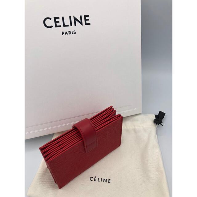 人気 新品 CELINE セリーヌアコーディオン カードホルダー カード