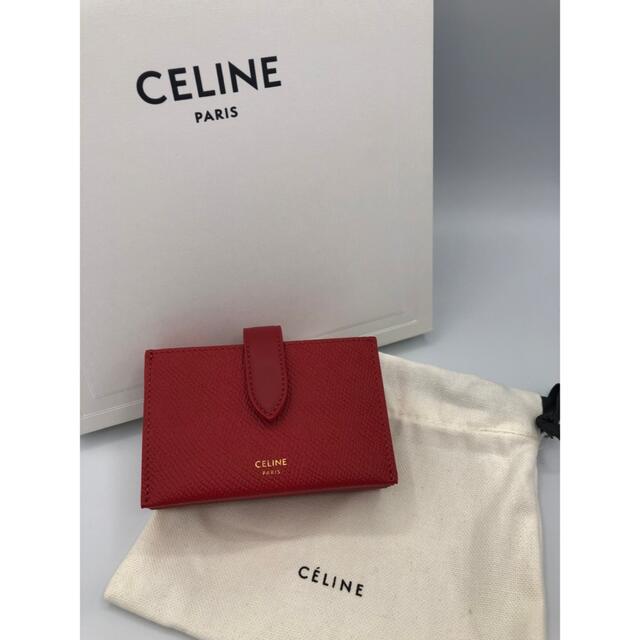 人気 新品 CELINE セリーヌアコーディオン カードホルダー カード ...