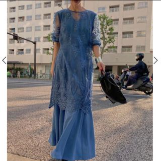 アメリヴィンテージ(Ameri VINTAGE)の3WAY LAYERED LACE DRESS Ameri Vintage(ロングワンピース/マキシワンピース)