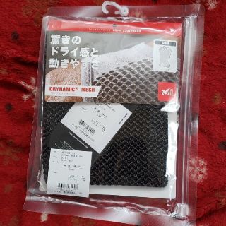 ミレー(MILLET)のドライナミックメッシュ　ノースリーブ　ブラック S/M(登山用品)