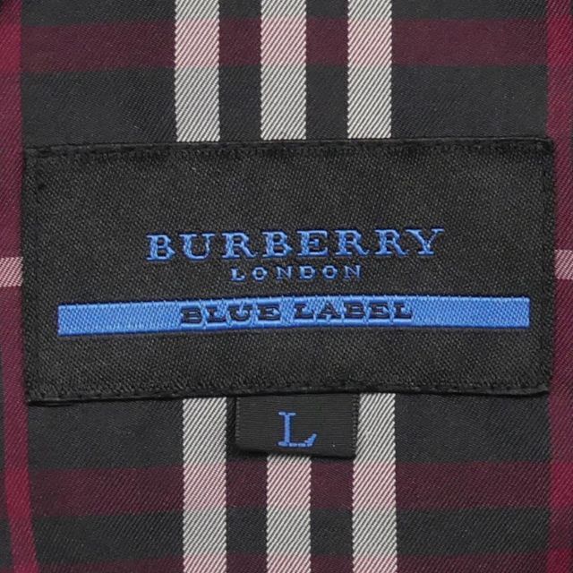 BURBERRY BLUE LABEL - キルティングジャケット ブルゾン バーバリーブルーレーベル L メンズ 古着 赤の通販 by