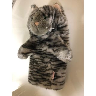 ヘッドカバー　グレー　猫(その他)