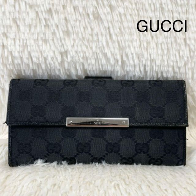 GUCCI グッチ GG柄 キャンバス 長財布 towinglouisvilleky.com