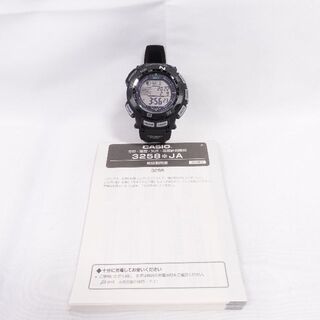 カシオ(CASIO)のCASIO カシオ　PRW-S2500MG　メンズ　ブラック(腕時計(デジタル))