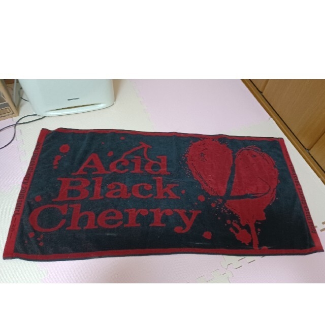日本未入荷 Acid Black Cherry バスタオル バンダナ ミュージシャン Acid Black Cherry バスタオル