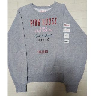 ピンクハウス(PINK HOUSE)の再再再値下げ PINK HOUSE　トレーナー　M　グレー(トレーナー/スウェット)