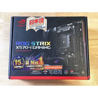 エイスース(ASUS)の新品ASUS ROG STRIX X570-I GAMING AM4マザーボード(PCパーツ)