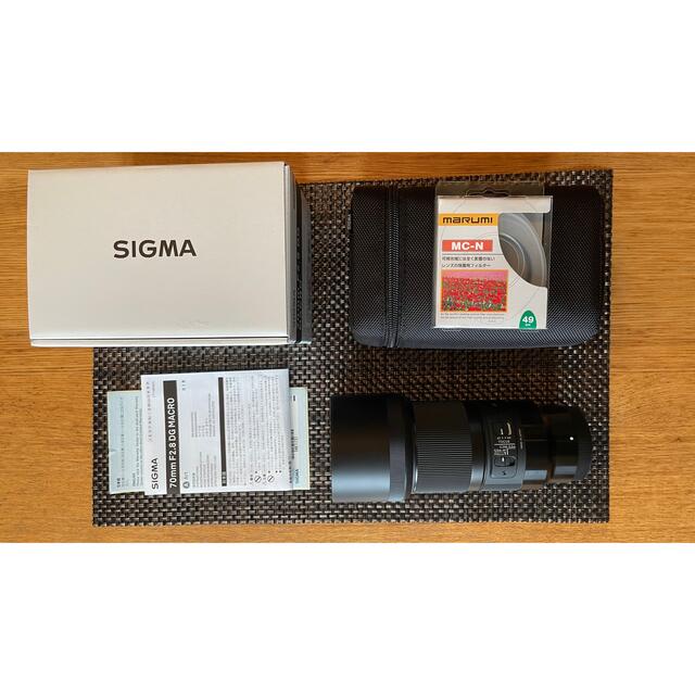 SIGMA(シグマ)のSIGMA 70mm F2.8 DG MACRO Art ソニー　Eマウント用 スマホ/家電/カメラのカメラ(レンズ(単焦点))の商品写真