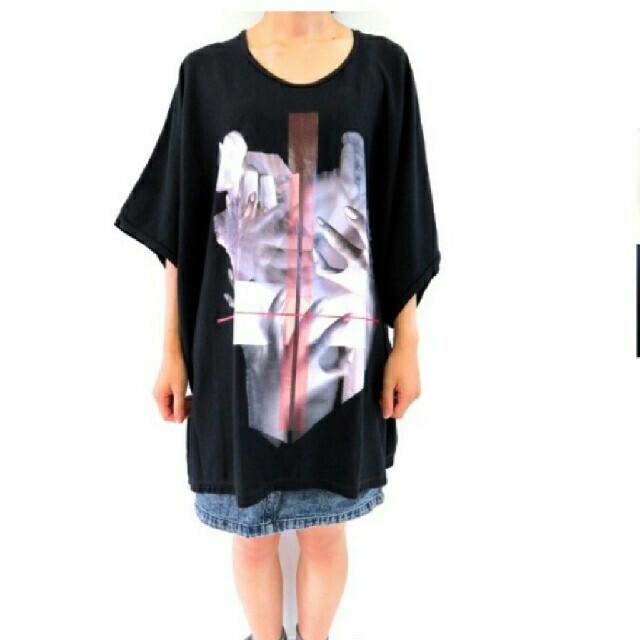 別注♪】balmung(バルムング)「十字」オーバーサイズビックTシャツ(黒