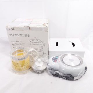 ハリオ(HARIO)のHARIO ハリオ　マイコン煎じ器3　ホワイト/クリア(調理道具/製菓道具)