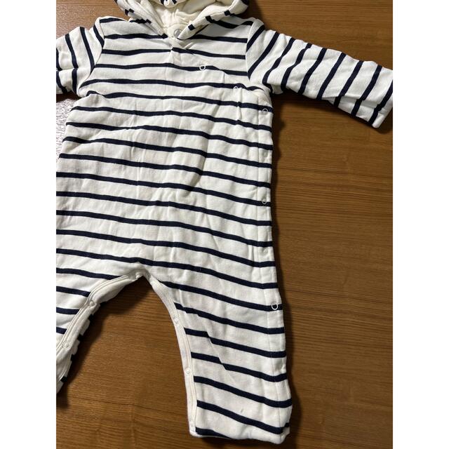 マリニエールフード付き前開き　Petit Bateau 4