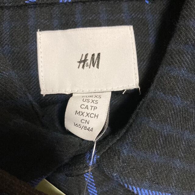 H&M(エイチアンドエム)の値下げ　新品　タグ付き　H&M シャツ　ネルシャツ  メンズのトップス(シャツ)の商品写真