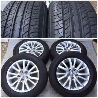 トヨタ(トヨタ)のトヨタ130系マークX純正ホイール16×7J+40 ★タイヤ215/60R16(タイヤ・ホイールセット)