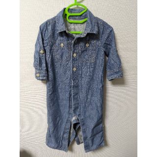 ベビーギャップ(babyGAP)のデニムロンパース70　80　GAP(ロンパース)